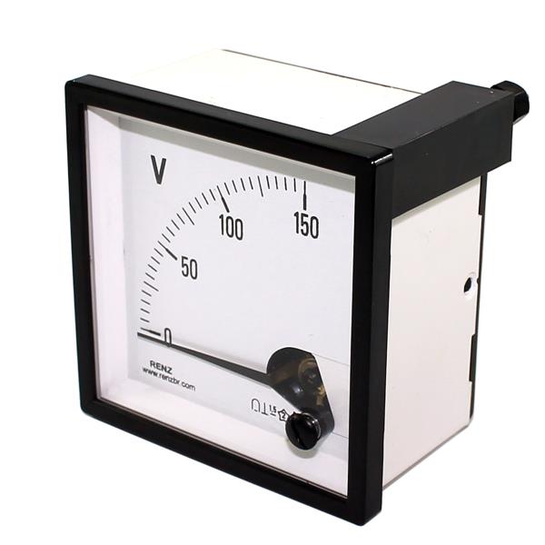 Voltímetro Analógico Renz BM-72 0/150V 14055 14055