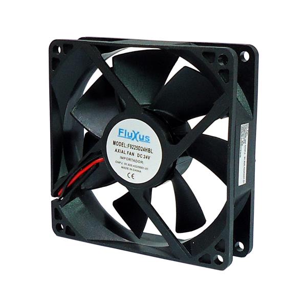 Microventilador Axial 92x92x25mm 24VCC Fluxus F9225D24HBL 24049 24049