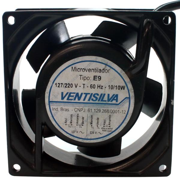 Microventilador Axial 92x92x38mm 127/220V Ventisilva E9 ALCD 23345 23345