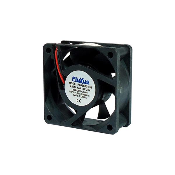 Microventilador Axial 60x60x25mm 24VCC Fluxus F6025D24HB 32493 32493