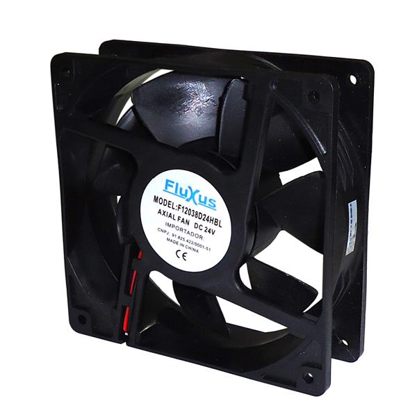 Microventilador Axial 120x120x38mm 24VCC Fluxus F12038D24HBL 24939 24939