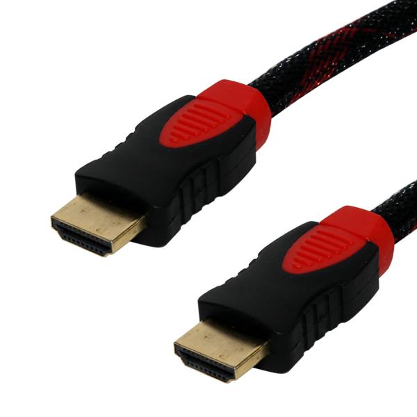 Cabo HDMI com Filtro e Malha de Pano 5,00 metros 19P Macho X Macho 180° 34697 34697