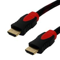 Cabo HDMI com Filtro e Malha de Pano 5,00 metros 19P Macho X Macho 180° 34697 34697 