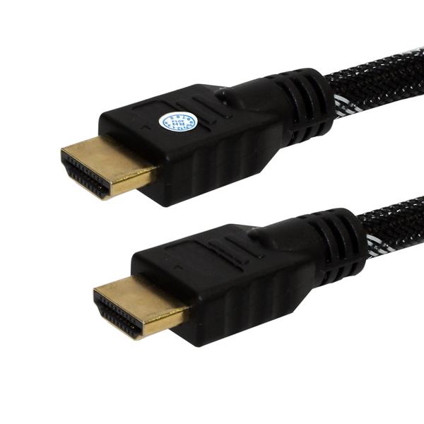 Cabo HDMI com Filtro e Malha 3,00 metros 19P Macho X Macho 180°  34696 34696