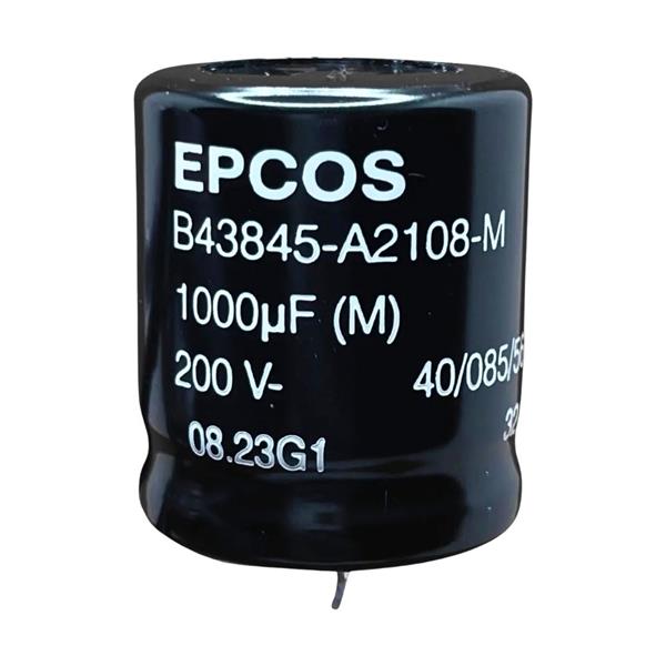 Capacitor Eletrolítico Ponta 1000MF x 200V B43845-A2108-M 34804 34804