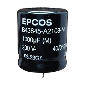 Capacitor Eletrolítico Ponta 1000MF x 200V B43845-A2108-M 34804 34804 