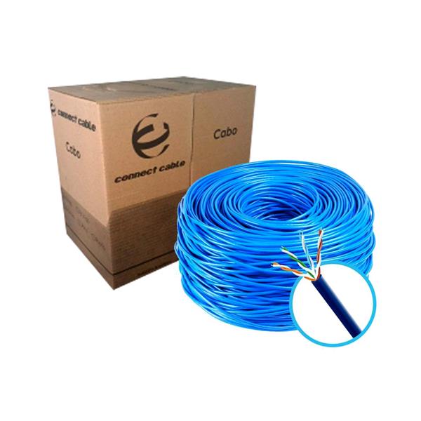 Cabo de Rede CFTV sem blindagem Azul Multitoc 4P x 24AWG caixa com 305 metros 34887 34887