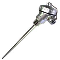 Termopar Inox J 6mm x 350mm rosca 1/2" BSP Cabeçote Pequeno 300°C 34947 34947 