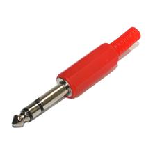 Plug P10 Stereo com Rabicho Vermelho 35074 35074 