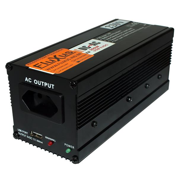 Inversor de Potência E-24V S-220VAC 60HZ 300W Fluxus FPI 0K30-24/22U MICROC. 31650 31650