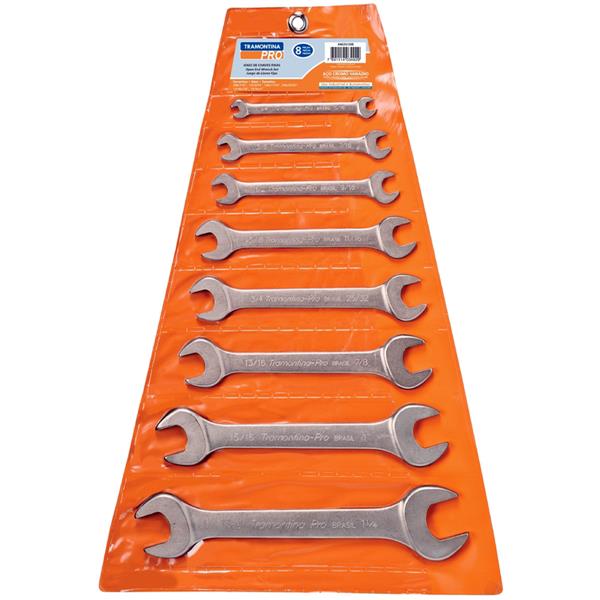 Jogo de Chaves Fixas Pol. 8 peças Tramontina Pro 44620/208 35111 35111