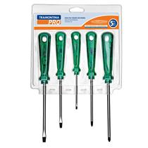 Jogo de Chaves de Fenda Easy Grip 5 peças Tramontina Pro 44110/505 35124 35124 