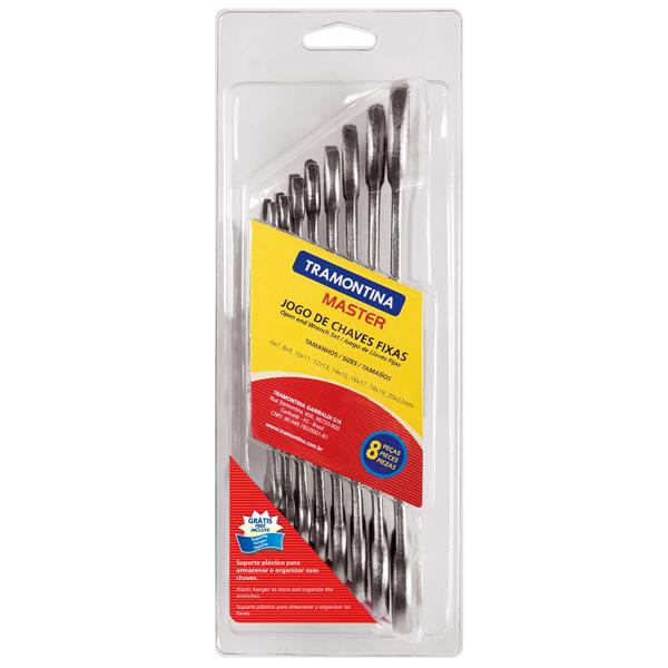 Jogo de Chaves Fixas MM 8 peças Tramontina Master 42001/118 35148 35148
