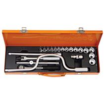 Maleta com Soquetes e Acessórios 3/8" MM 21 peças Tramontina Pro 44816/421 35116 35116