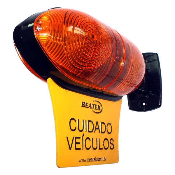 Sinalizador de Garagem Âmbar 110/220V Beatek LED 45 SONORO 35223 35223