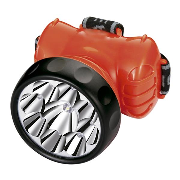Lanterna Recarregável de Cabeça 9 Leds (1 de 0,5W + 8) Nsbao YG-3589 35247 35247