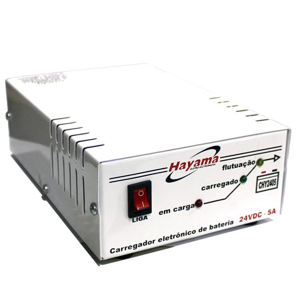 Carregador de Bateria com Flutuação 24,0V 5,0A Hayama CHY 2405 35315 35315