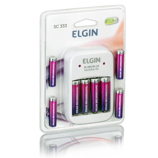Carregador de Baterias Bivolt Elgin SC-333 35377 35377