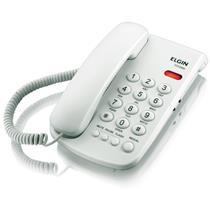 Telefone com Fio e Chave de Bloqueio Elgin TCF-2000 Branco 35379 35379