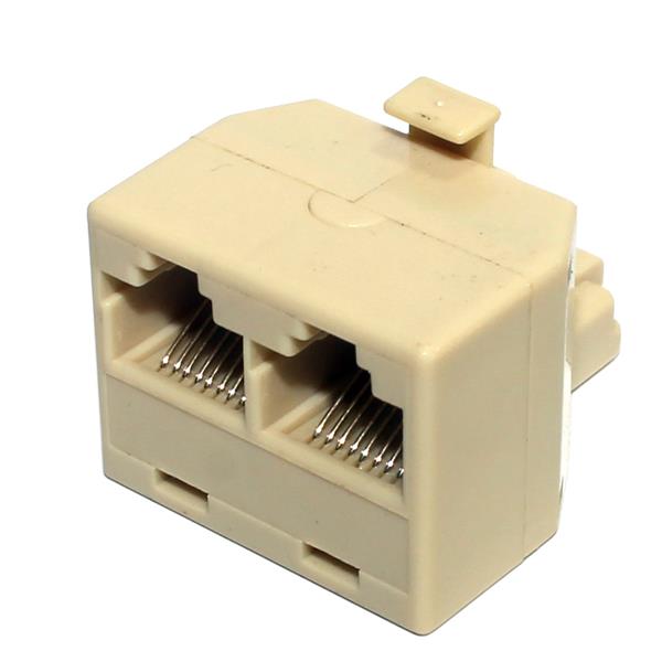 Adaptador T RJ45 8P8C 2 Fêmea X 1 Macho 1583 1583