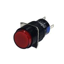 Botão de Comando Redondo Pulsante Iluminado Metaltex P16-BR7-R1 35399 35399 