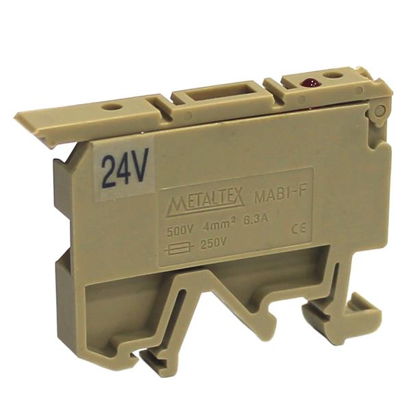 Porta Fusível Metaltex MAB1-F-24V 35410 35410