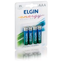 Pilha Alcalina AAA Elgin LR03 cartela com 4 unidades (82155) 35424 35424