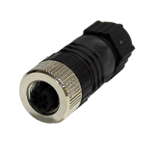Conector para Sensor 180° 4 Pinos Tecnotron CDL12F/4S-0A 35510 35510