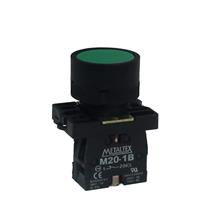 Botão de Comando Pulsante Metaltex P20AFR-G-1B 35600 35600 