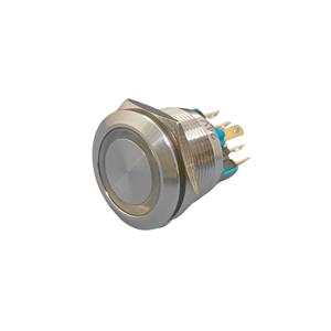 Botão Antivandalismo 22mm Pulsante Iluminado Verde 24VCC/VCA Metaltex AV22IC-7G 35686 35686 