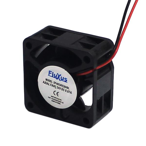 Microventilador Axial 40x40x20mm 24VCC Fluxus DF40X40X20HBL 35692 35692