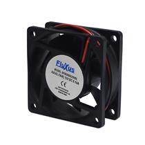 Microventilador Axial 60x60x25mm 12VCC Fluxus DF60X60X25HBL 35694 35694