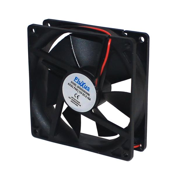 Microventilador Axial 92x92x25mm 12VCC Fluxus DF92X92X25HBL 35698 35698