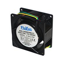Microventilador Axial 80x80x38mm 110/220VCA Fluxus DF80X80X38HBL2-V1 35701 35701 