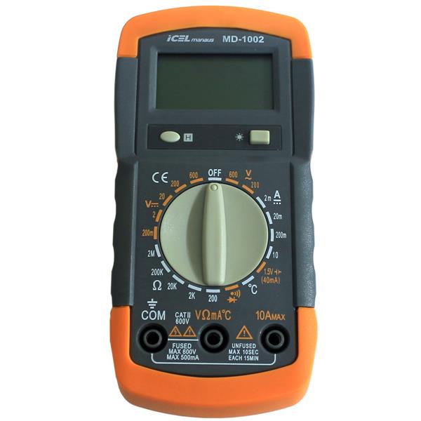 Multímetro Digital Icel MD-1002 35737 35737
