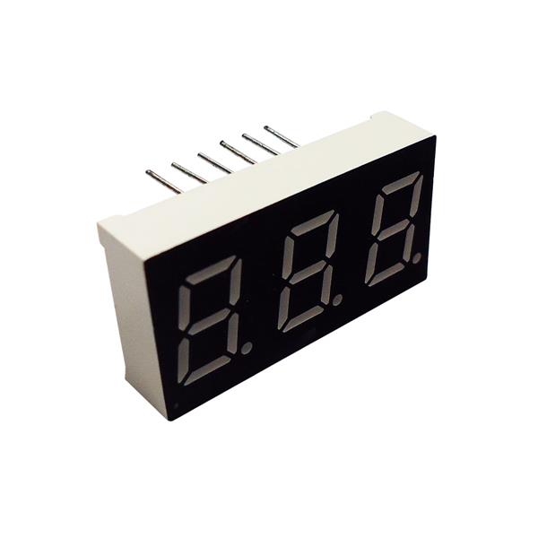 Display Led Triplo Cátodo Verde FYT-4031AG-11 30011 30011