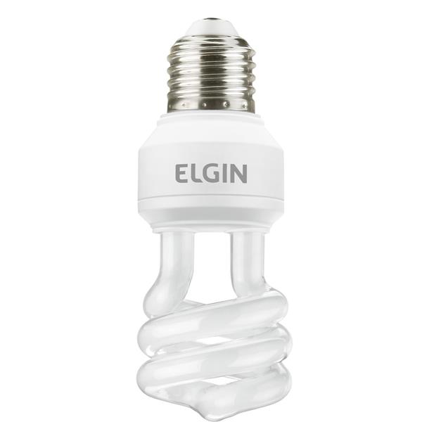 Lâmpada Fluorescente Espiral 220,0V 11W E-27 Elgin 48LES11WB004 35888 35888