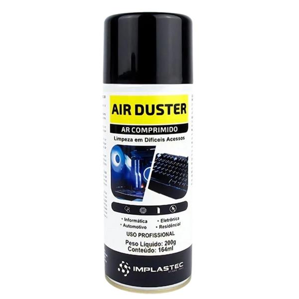 Limpa Tudo Ar Comprimido Implastec Air Duster 164ml 35896 35896