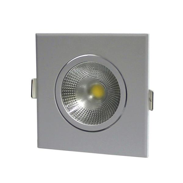 Luminária Led Spot de Embutir 5W Luz Branca Morna Quadrada REF.149410007 35969 35969
