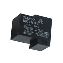 Relé Miniatura de Potência 24V Tianbo HJQ-15F-S-Z-24VDC 21177 21177 