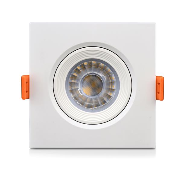 Luminária Led Spot de Embutir 5W Luz Branca Quente Quadrada Elgin 48ECOSPQBM00 36015 36015