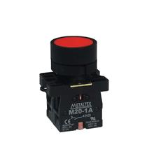 Botão de Comando Pulsante Metaltex P20AFR-R-1C 36037 36037 