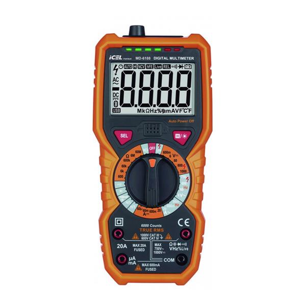 Multímetro Digital Icel MD-6188 36043 36043