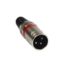 Conector Canon Macho Vermelho Q34BK 36098 36098 
