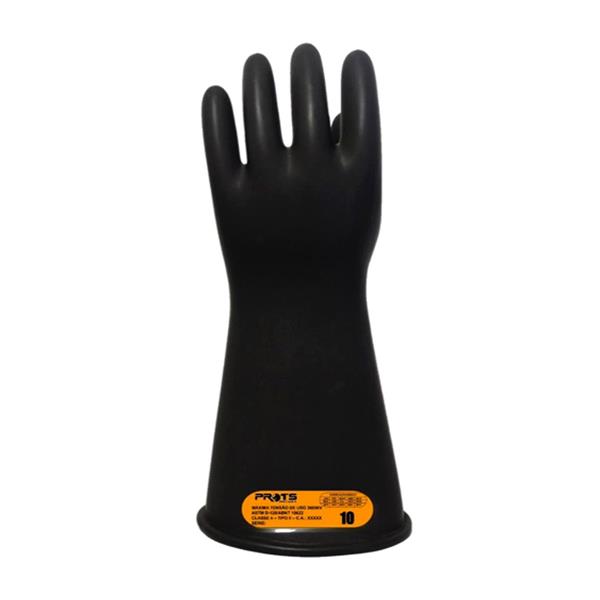 Luva de Proteção Borracha 40,0KV Classe 4 Tensão uso 36000V Prots 36104 36104