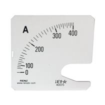 Escala Intercambiável para Amperímetro FM-72 Renz 0/400A/5A 36118 36118 