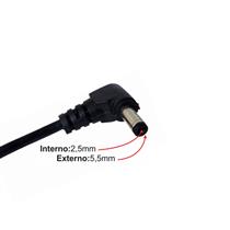 Cabo de Reposição para Fonte de Netbook/Notebook Acer/Positivo Unitel 01799 36189 36189