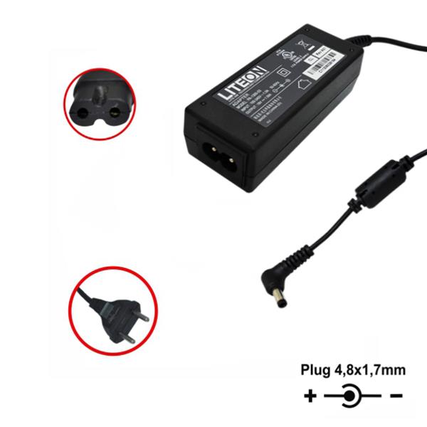 Fonte Chaveada Netbook Philco, Itautec, HP e Outros 19,0V 1,58A Unitel 01387 36178 36178