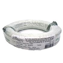 Fio Cabinho Flexível N 26 0,14 mm² Branco Mult Cabo rolo com 200 mts 36304 36304