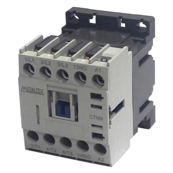 Contator Tripolar 9A 24VCA 50/60HZ Metaltex CTM9-B5-310 36573 36573